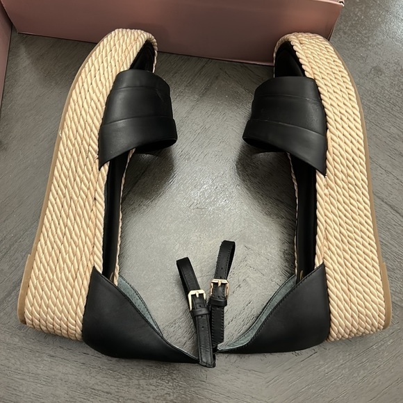 Franco Sarto Sandals Via Black Leather - Picture 9 of 12